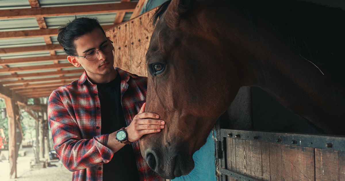 O que fazer em uma situação que o cavalo pula com você em cima