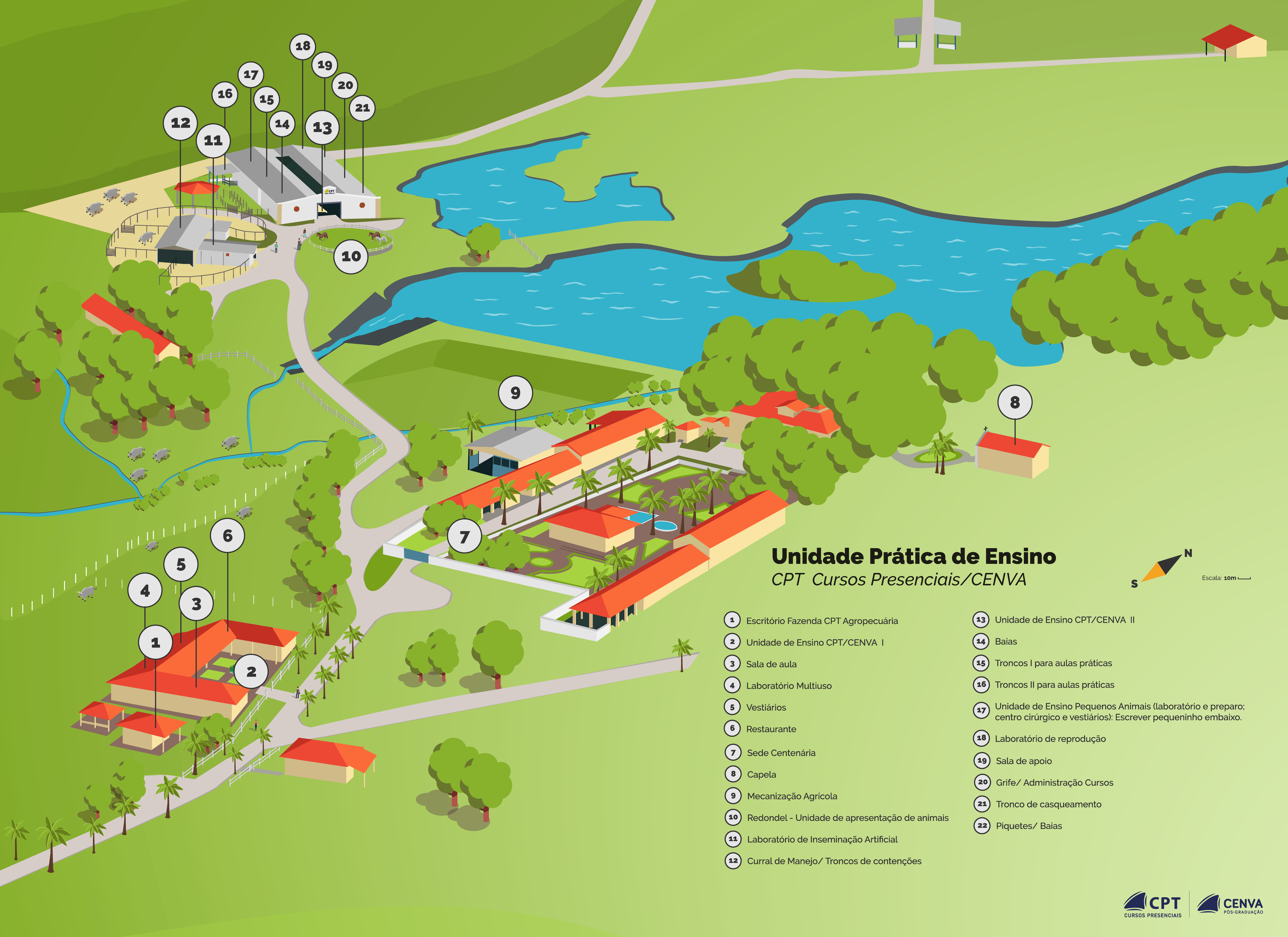 Mapa Fazenda Escola CPT/CENVA